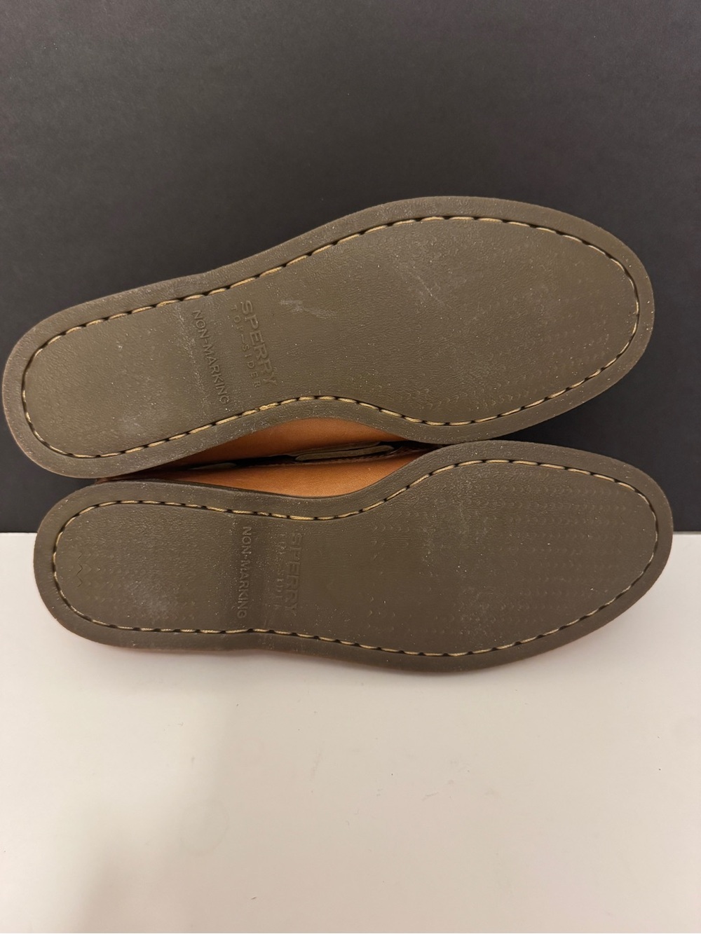 New Sperry Top-Sider 2-Eye Boat Shoes Royal Brown Leather men’s 7 / Womens 8.5 - Picture 8 of 8